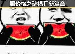 人设崩塌还是大逆转？酱衣服价格之谜揭开新篇章