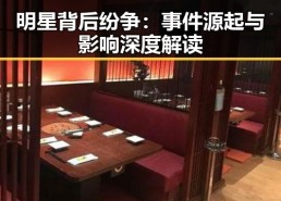 明星背后纷争：事件源起与影响深度解读