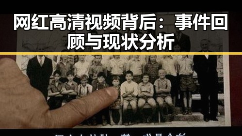 网红高清视频背后：事件回顾与现状分析